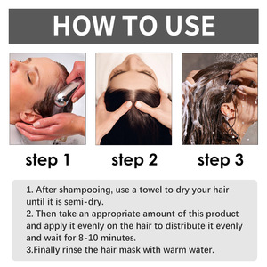 ครีมยืดผมสำหรับซ่อมแซมผมเสียผลิตภัณฑ์ดูแลเส้นผม - Product Image 6