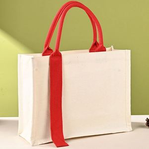 Sac fourre-tout en toile de coton personnalisé avec logo, imprimé lettres, sac à bandoulière pour le quotidien et les boutiques - Product Image 5