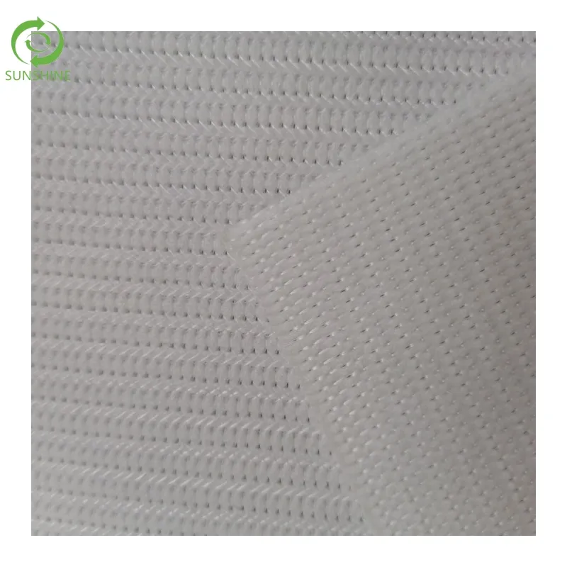 Polyester Double comb double needle midsole stitch bonded nonwoven for shoe material use