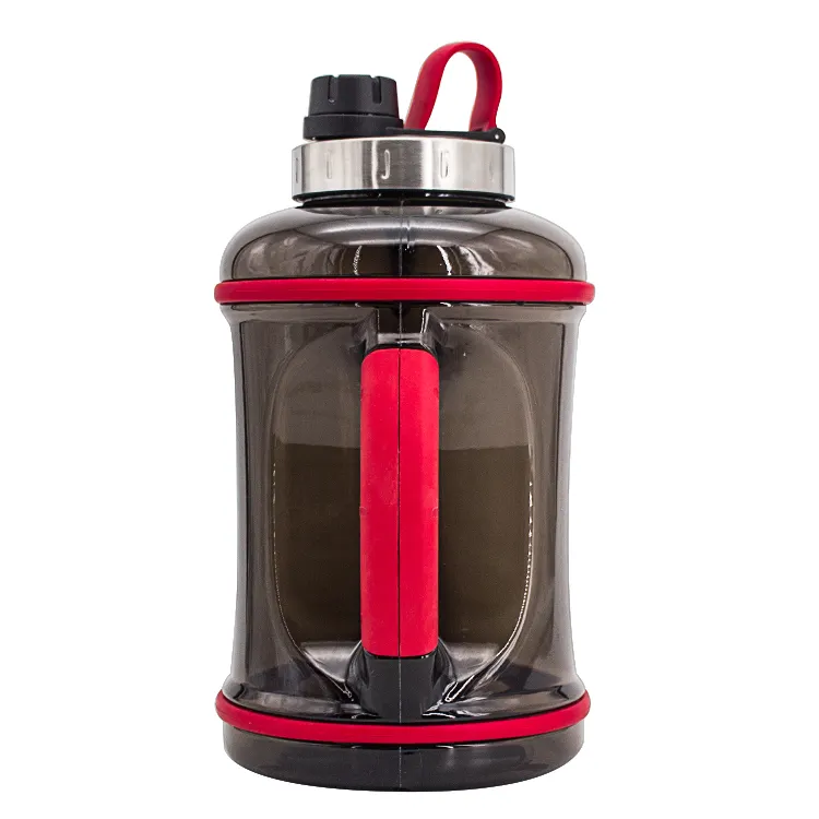 3.2L de gran capacidad de la jarra de agua con mango BPA libre de plástico a prueba de fugas deportes gimnasio Camping al aire libre de la botella de agua de viaje contenedor