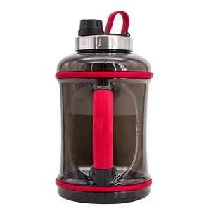 3.2L大容量水罐带手柄BPA免费防漏塑料健身房运动户外野营旅行水瓶容器