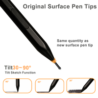 Stylet de surface rechargeable pour Microsoft Surface Pro 7 9 Stylo magnétique à écran tactile sensible à la pression autorisé