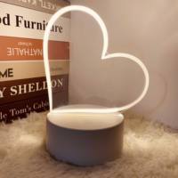 Lampe de nuit 3D LED DIY, cadeau d'anniversaire, tableau d'écriture créatif en acrylique vierge, ambiance, message, lampe de nuit réinscriptible LED