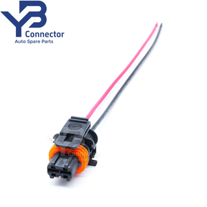 Connecteur femelle étanche <span class=keywords><strong>2</strong></span> broches pour injecteur diesel automobile 1928404072 avec câble de raccordement - Product Image 4