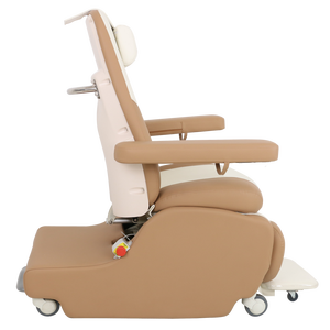 प्रीमियम पूर्ण रूप से चित्रित इलेक्ट्रिक डायलिसिस चेयर आईएसओ प्रमाणन 170 किलोग्राम भार क्षमता समायोज्य स्थिति सुरक्षा लॉक - Product Image 3