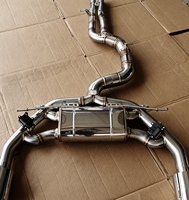 DZ Audi TT 2.0T Silencieux et tuyau d'échappement Cat-Back à soupapes en acier inoxydable pour améliorer les performances