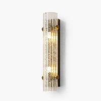 Applique murale en verre moderne, lampe murale LED de luxe pour chambre à coucher, chevet, salon, hôtel, couloir, décoration