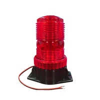 Feux stroboscopiques LED DC10/110V, balise clignotante, lumière d'avertissement d'urgence, stroboscope rouge de sécurité avec câble de 10 pieds pour chariot élévateur