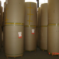 Haute-qualité épaissie en gros double-face gris blanc kraft gris papier carton rouleaux bobine pour les boîtes d'emballage