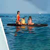 Planche de surf gonflable tout-en-un avec accessoires de paddleboard, légère (7,9 kg), portable