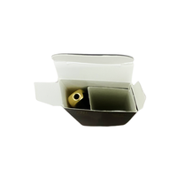 Boîte d'emballage pliable pour cartouche vide de 1 ml, avec fenêtre découpée et finition mate, en papier