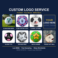 Ballon de football en PU taille 5, couture à la machine, logo personnalisé, vente en gros, cadeau