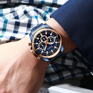 Curren 8361 Men's <b>Watch</b> Blue Dial Stainless Steel Band Date Mens Business Male <b>Watches</b> Waterproof Luxuries Men Wrist <b>Watches</b> - Product Image 3