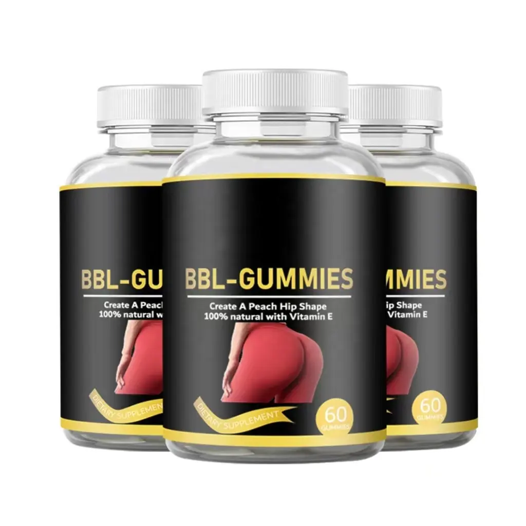 OEM Hip E Big Butt Gummies Alargamento Para Bunda E Hip Alargamento BBL Booty Gummies