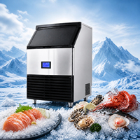 Machine Commerciale à Glaçons Flocons 650kg/jour CE Grande Capacité Bac 200kg Production Rapide de Glace Pilée pour Sushi Sashimi Hot Pot