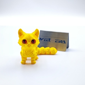 Özelleştirilmiş <span class=keywords><strong>3D</strong></span> Baskılı Kedi Oyuncakları Sevimli Eklemli Kediler Esneklik İçin İşleme Hizmetleri Reçine/Naylon/PLA Tek Adres - Product Image 1