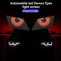 Nouveaux feux Devil Eyes pour camion et voiture, écran LED numérique flexible intelligent avec alimentation USB