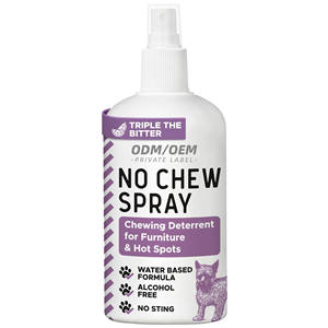 Spray anti-mastication sans alcool OEM/ODM pour chiens et chats - Dissuasion amère sûre pour les meubles et les points chauds - Product Image 6