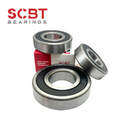 Roulement à billes à gorge profonde simple rangée en acier chromé OEM 2RS 6305-2RS-C3 25x62x17mm Précision P0 pour moteurs électriques et pompes