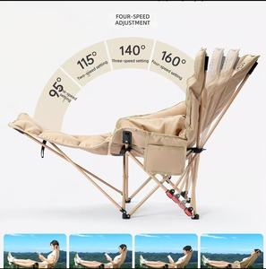 Hot Sale Modern Lightweight Folding <b>Camping</b> <b>Chair</b> with Anti Slip Foot Pads Factory Direct Low MOQ for Grass Picnic Park - Product Image 4
