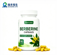 Capsules de berbérine pour marque privée – Complément alimentaire naturel à base de plantes pour l'adaptation quotidienne du corps et le maintien du bien-être