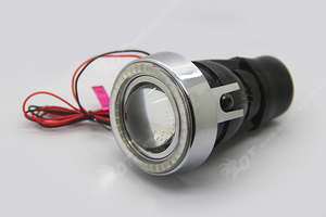 Autodragons - Faros Delanteros Redondos de 2.5 Pulgadas con Anillo de Halo LED y Ojos de Ángel para Piezas de Automóviles - Product Image 3