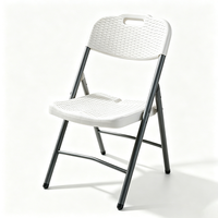 Chaise pliante d'hôtel en plastique imitation rotin, vente en gros, approvisionnement en vrac pour salles de banquet et entreprises de location d'événements