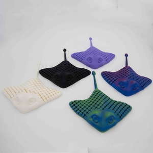 Animale acquatico stampato in 3D-<span class=keywords><strong>Manta</strong></span> bionica giocattolo Stingray decorazione Desktop flessibile creatura marina giocattolo, regali per tutti - Product Image 5