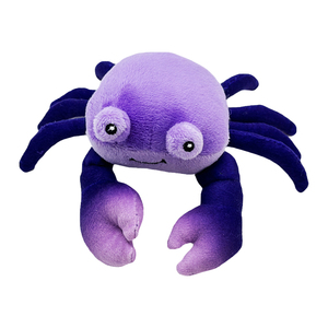 Cua công chúa tím quý hiếm trẻ em ngủ trên giường cầm quà tặng dễ thương hiếm công chúa màu tím cua đồ chơi sang trọng cua búp bê - Product Image 1