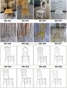 LEDA Wholesale Factory Acrylic Round Back Transparent Pc <b>Chair</b> for Hotel Wedding Party Event - Product Image 6