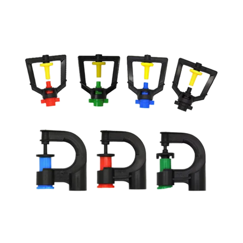 Butterfly-Shaped Micro Sprinklers 360 Gear Drive Rotary Sprayers Durable Greenhouse Agricultural Irrigation Made Durable Plastic