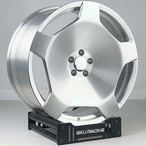 Roues forgées KW 5X130 pour <span class=keywords><strong>Mercedes</strong></span> G63 G500 G55 <span class=keywords><strong>G800</strong></span> G900 G350 G400 Jantes 18 -22 pouces Jantes en alliage personnalisé noir brillant - Product Image 3