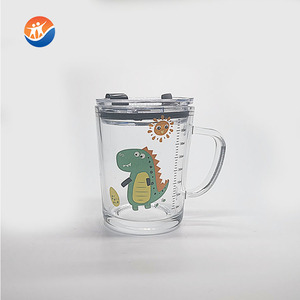 Nouveaux produits – Tasse à bière en <span class=keywords><strong>verre</strong></span> borosilicate avec poignée latérale, design contemporain, impression sérigraphique, marque Borther, cadeau d'affaires - Product Image 6