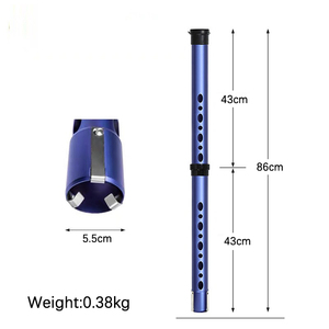 Recogedor DE PELOTAS DE Golf de aluminio de alta calidad, herramienta de colector de Golf, pelotas de Golf, Shagger Grabber, recogedor de bolas de montaje de tubo superior - Product Image 2