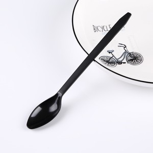 Muỗng Nhựa Nhiều Màu Dùng Một Lần Cứng Dài 19Cm Để Làm Kem <span class=keywords><strong>Pudding</strong></span> Tráng Miệng Nhà Bếp - Product Image 6