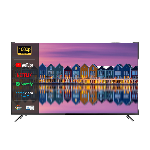 Factory Wholesale 75 Inch Big Screen LED TV High Definition Household Television With Custom Brand Service