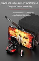Auricolari Bluetooth K80 Personalizzati per Gaming, Cuffie Wireless a Bassa Latenza per E-sport con Illuminazione Ambientale