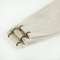 LeShine Double Drawn Human Genius Hair Weft 24inch Human Hair Genius Weft Cuticle Aligned Hair Extension