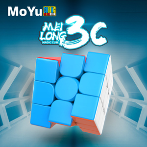 MoYu Meilong Khối Lập Phương Ma Thuật Tốc Độ 3C 3X3X3 Khối Lập Phương Không Nhãn Dán Lớp Học 3X3 Khối Magico Đồ Chơi Fidget Giáo Dục Meilong 3C - Product Image 3