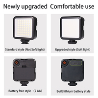 LED Portable Selfie photographie lumière de remplissage carrés ensembles de lumière de remplissage pour Selfie en direct