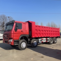 Sinotruk HOWO Camión Volquete de Minería Usado, Ligero y Pesado, 6x4/8x4, Diésel, 10-12 Ruedas, con Caja de Carga y Mezcladora de Concreto