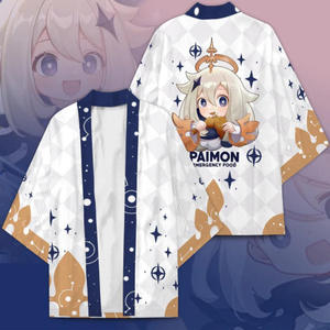 51 Styles Genshin Impact Anime Haori Kimono Costume Cosplay Klee <span class=keywords><strong>Hutao</strong></span> Costumes d'été Manteau T-shirt Anime - Product Image 6