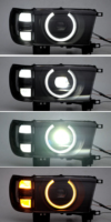 Autres accessoires extérieurs pour voiture, lampes LED, nouveaux phares compatibles avec 4 Runner Hilux Surf 1996-2002
