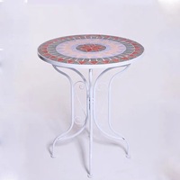 Meubles de jardin en métal de style européen moderne, ensemble table et chaises en fer pour balcon, jardin, terrasse, commerce électronique transfrontalier
