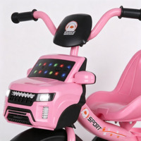 Tricycle 3-en-1 pour enfants de 2 à 5 ans avec barre de poussée, panier et vélo à pédales – Vélo d'équilibre pour tout-petits