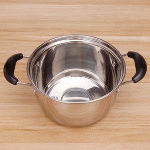 Ensemble de casseroles classique en acier inoxydable de <span class=keywords><strong>10</strong></span> pièces, casserole et marmite à soupe bon marché avec couvercle en verre, matériau métallique - Product Image 4