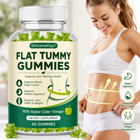 Gomitas de Vinagre de Sidra de Manzana de Marca Privada OEM, 60 Unidades, Control de Peso, Apoyo Digestivo, Fabricante de Suplementos Dietéticos de ACV