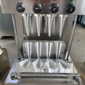 Nueva Máquina Expendedora Automática de Conos de Pizza Eléctrica y Rotatoria, Horno de Comida Rápida de Acero Inoxidable 304, Portátil, Fácil de Operar, para Uso Doméstico - Product Image 1