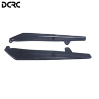 Pour BMW Série 5 G30/G38, jupes latérales en fibre de carbone véritable style FD sur le pare-chocs arrière, modification et mise à niveau 2017-2020
