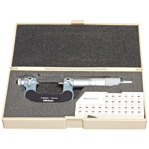 Micromètre à filetage Mitutoyo 125-150 mm, résolution 0,01 mm, arrêt à cliquet - Product Image 2